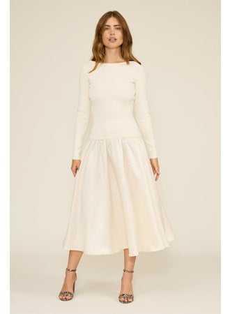 ELSA MIXED MEDIA DRESS