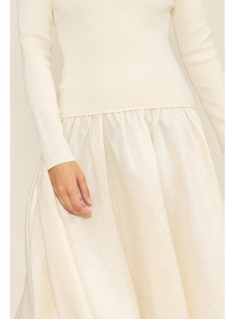 ELSA MIXED MEDIA DRESS