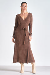 Elan Wrap Sweater Dress