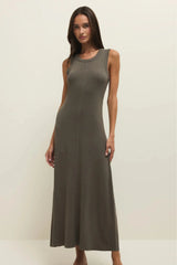 LINDEN SLUB RIB MAXI DRESS