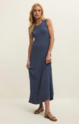 LINDEN SLUB RIB MAXI DRESS