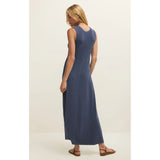 LINDEN SLUB RIB MAXI DRESS