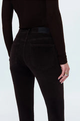 Kinsley Mid Rise Ultra Flare Pant - Mocha