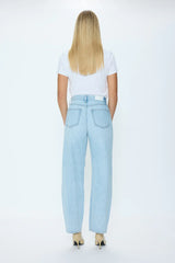 Wes High Rise Barrel Jean - Waves