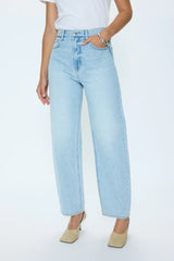 Wes High Rise Barrel Jean - Waves