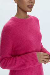 Ivy Sweater in Hot Pink