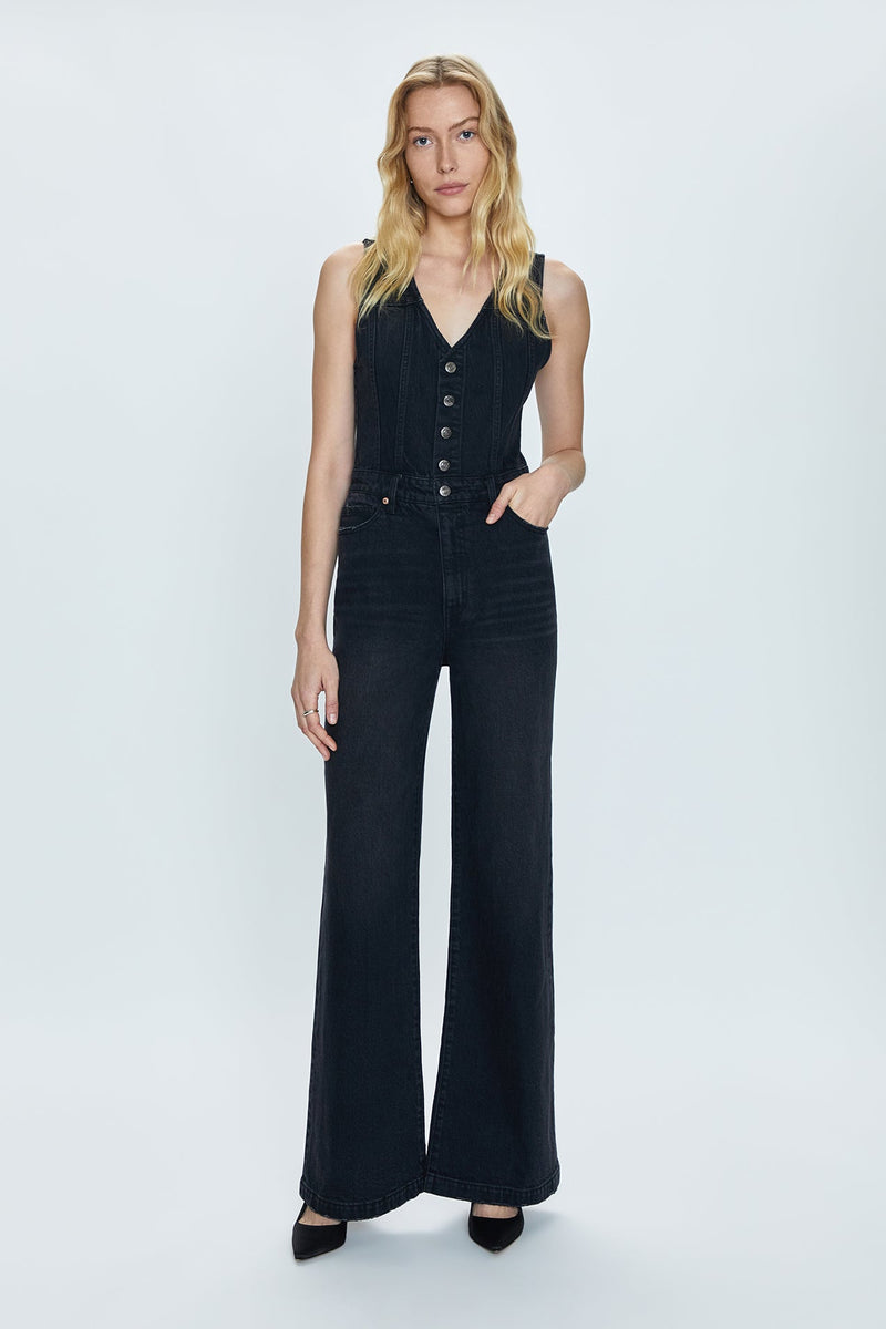 Aria Vest Jumpsuit in Mulholland