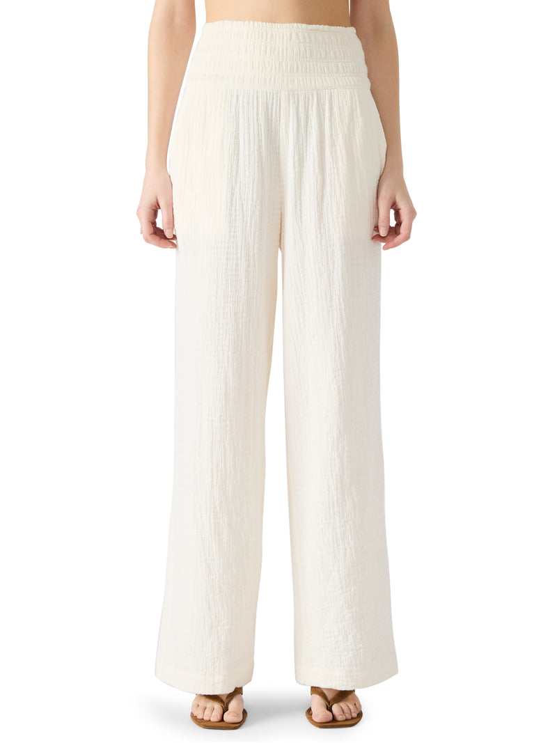 Pomeline Smocked Waist Palazzo Pants