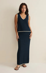 Yessenia Whipstitch Skirt Eclipse