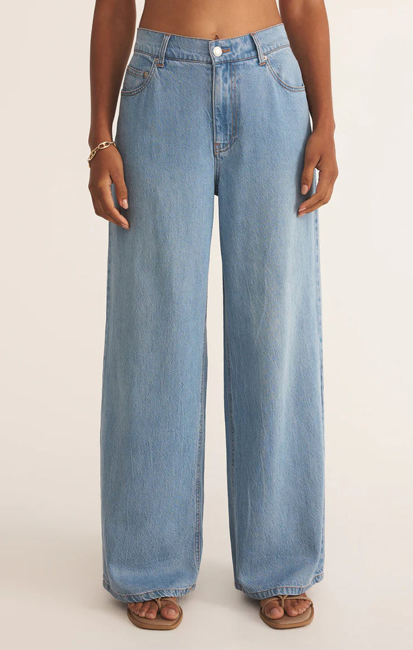 MIA LOOSE WIDE LEG DENIM PANT