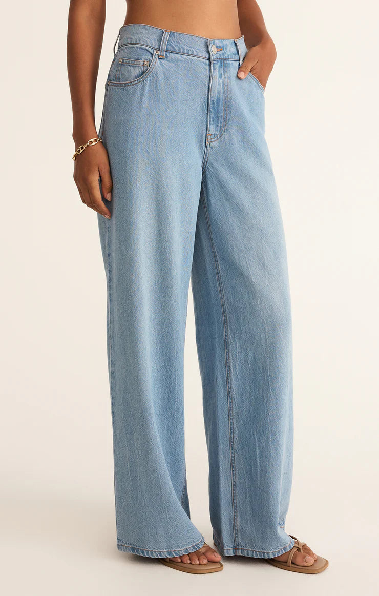 MIA LOOSE WIDE LEG DENIM PANT