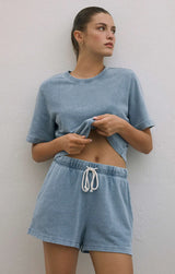 Hunter Knit Denim Short Ocean Air Indigo