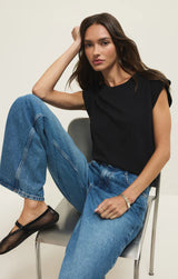 Camino Jersey Top True Black