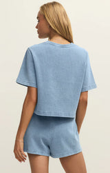 Hunter Knit Denim Short Ocean Air Indigo