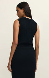 Ramona Sweater Tank Black