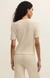 Starboard Crochet Top Linen