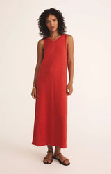 MYSTIC TEXTURED MIDI DRESS