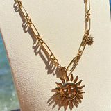 Sea & Sun Charm Necklace