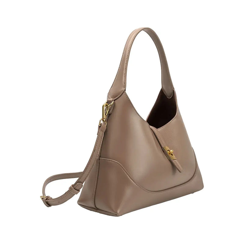 Caroline Taupe Shoulder Bag