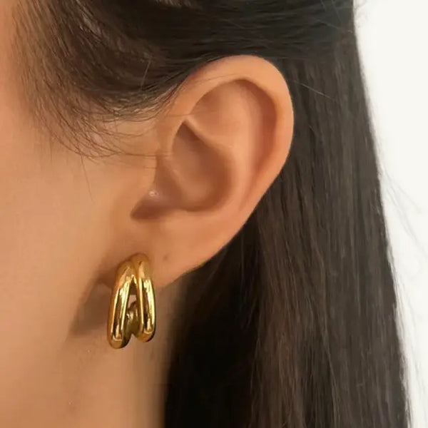 Double Hoop Earring