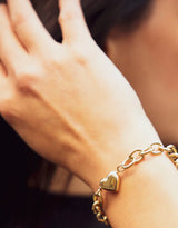 Heart Charm Bracelet