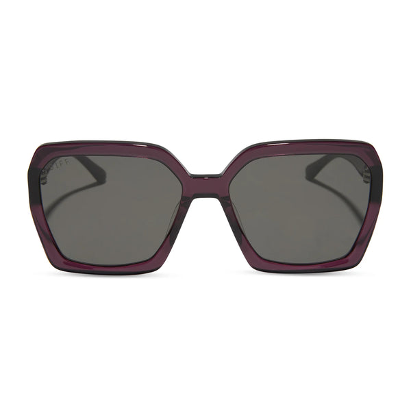 Sloane Aubergine + Grey