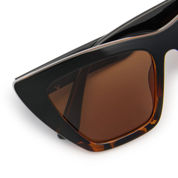 Windsor Black Tortoise + BROWN POLARIZED