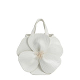 Monroe Ivory Flower Handbag