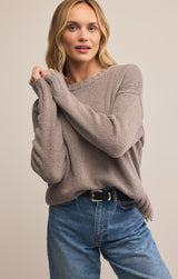 Beck Textured Sweater Light Tavern