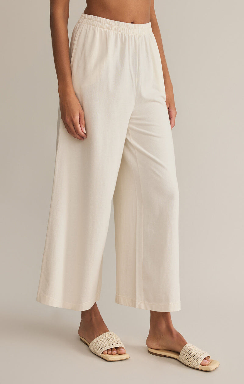 Scout Jersey Flare Pant in Sea Salt