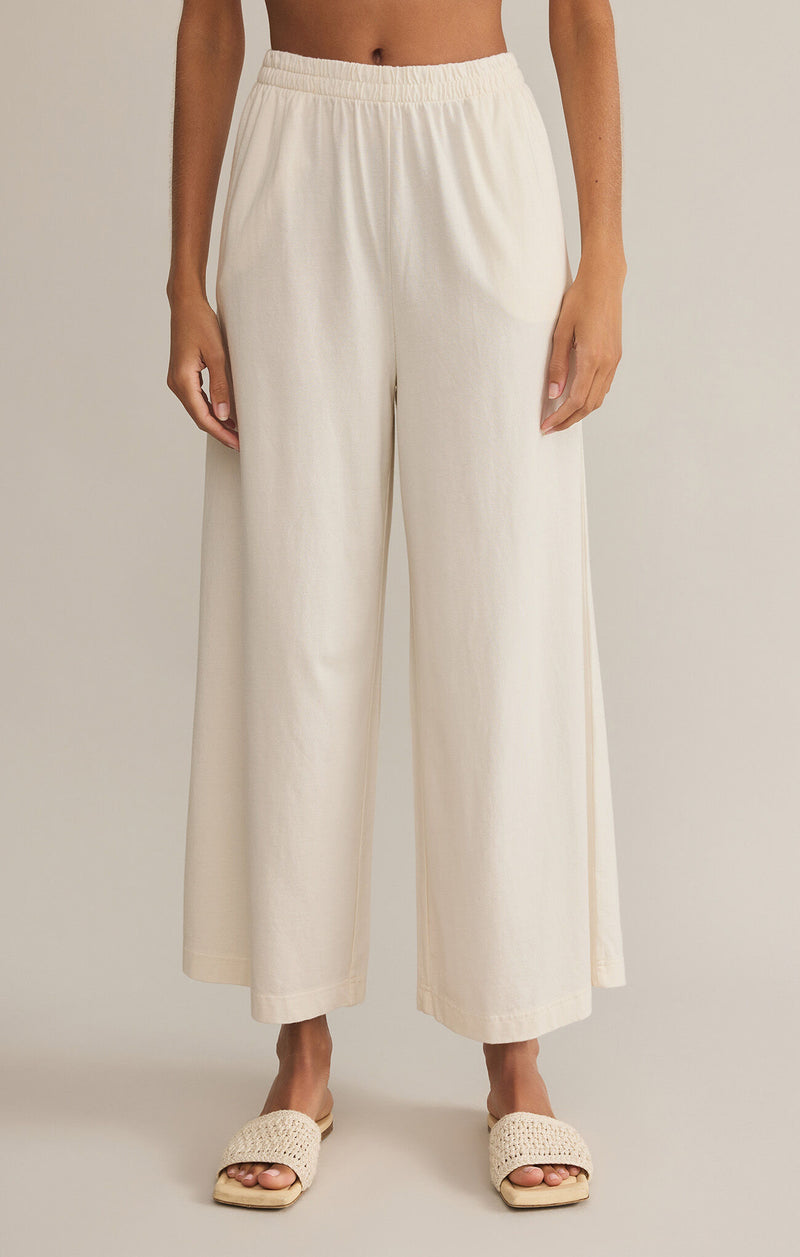 Scout Jersey Flare Pant in Sea Salt