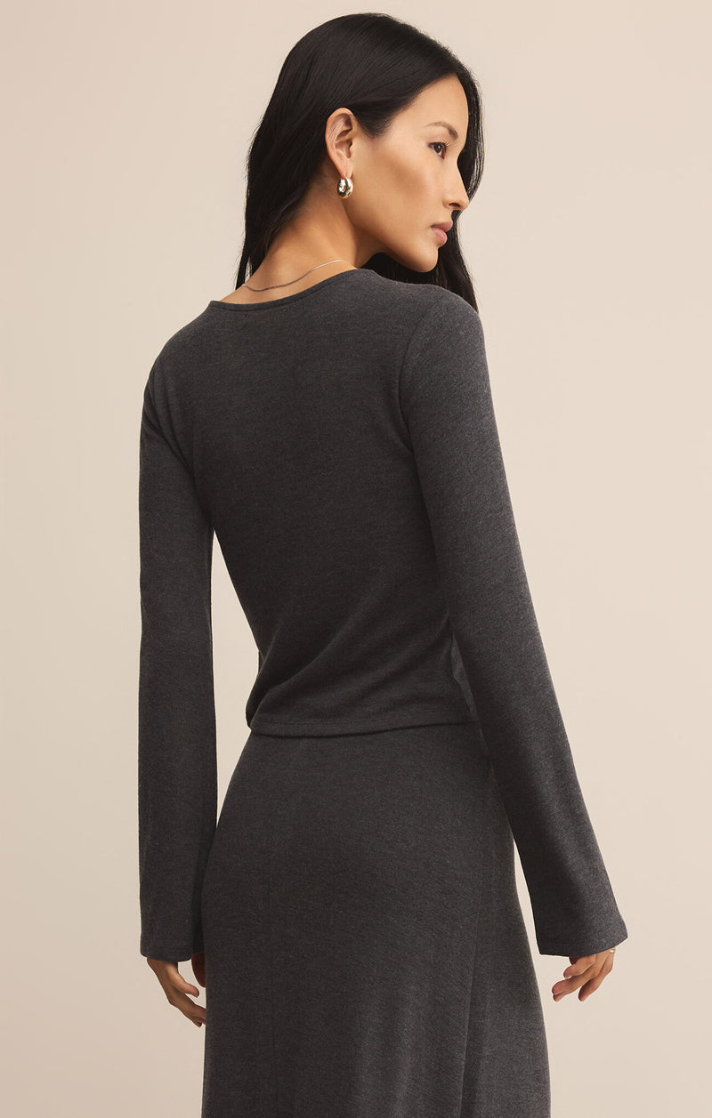 Demure Cropped Long Sleeve