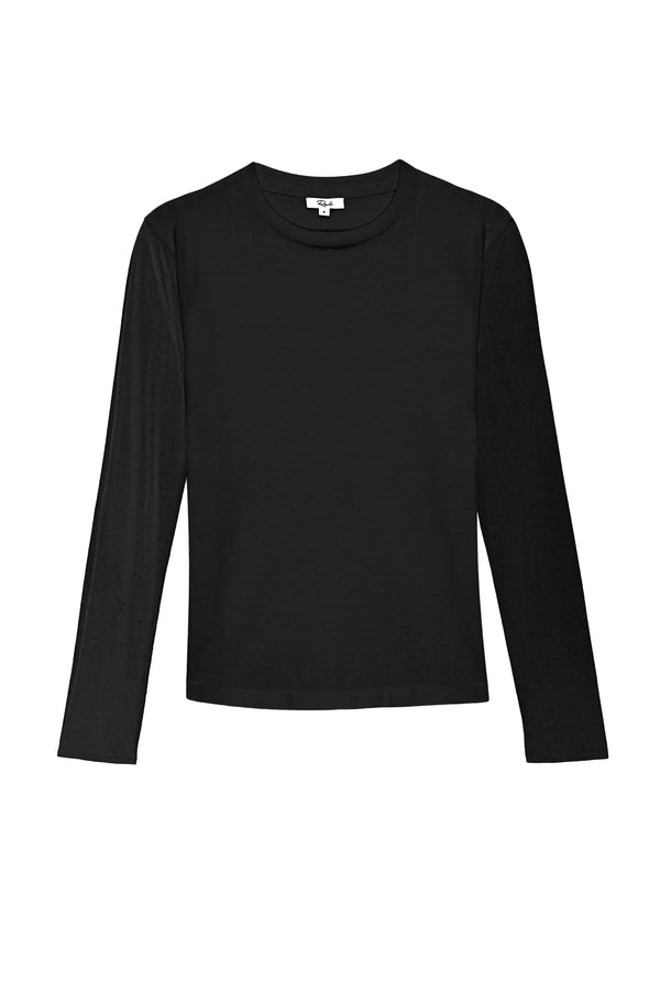 Cotton Cashmere Long Sleeve Tee
