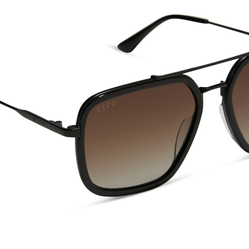 Jordan Matte Black + Brown Gradient Polarized