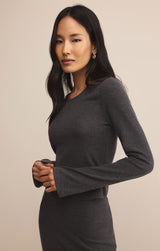 Demure Cropped Long Sleeve