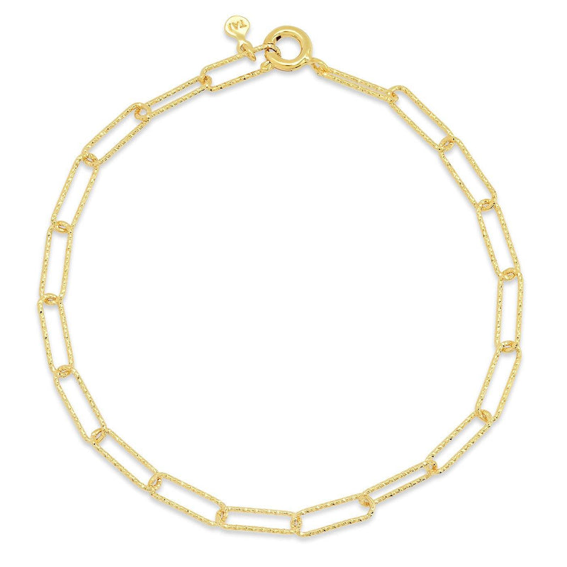 Oval Link Chain Bracelet - Traveling Chic Boutique, VA