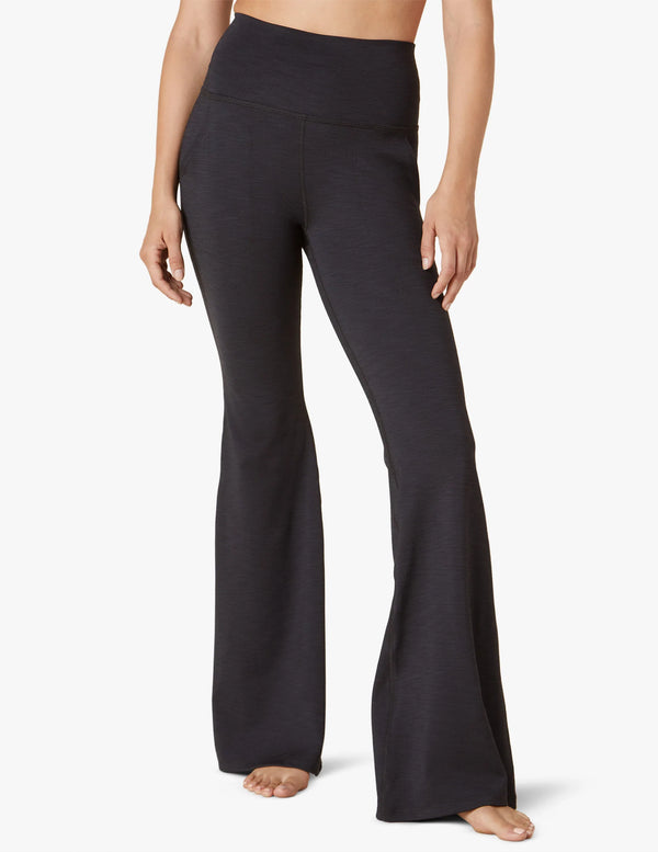 Heather Rib All Day Flare Pant