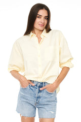 Sloane Oversized Button Down Butter