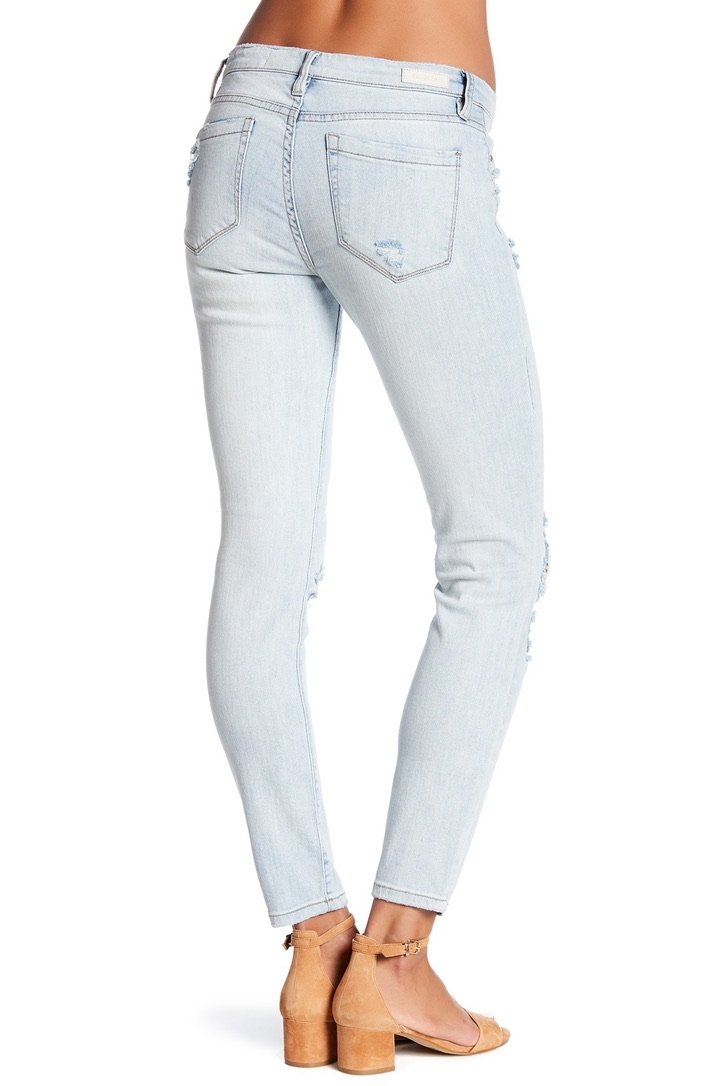 Sun Stroked Distressed Skinny Jeans - Traveling Chic Boutique, VA