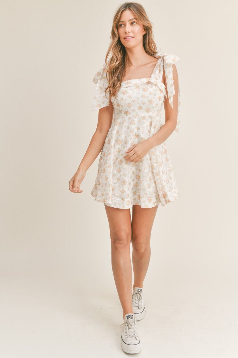 Orange Floral Mini